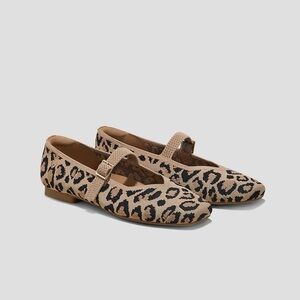 Vivaia Square Toe Mary Jane in Leopard 9-9.5